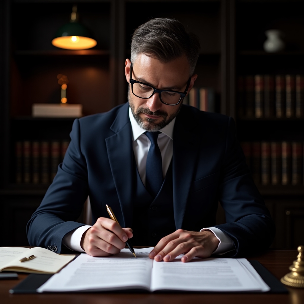 Steuerexperte analysiert Dokumente